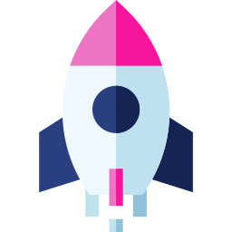 Spring swing rocket icon