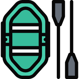 Inflatable boat icon