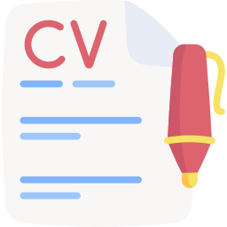 curriculum vitae icoon