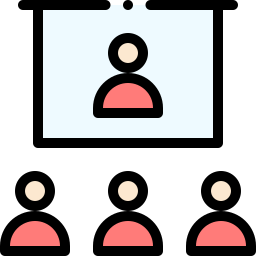 conferência on-line Ícone