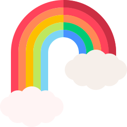 regenboog icoon