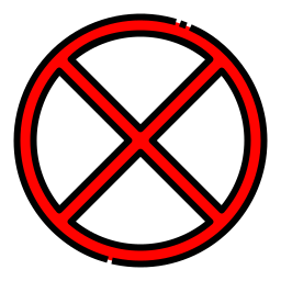 No stopping icon