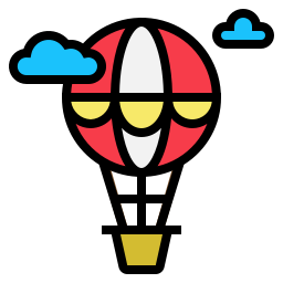 Air balloon icon