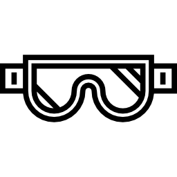 Safety glasses icon