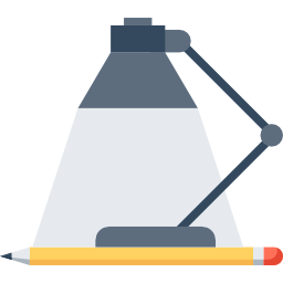 Desk lamp icon