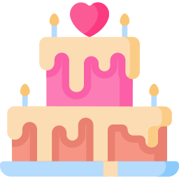 Wedding cake icon