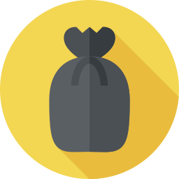 Garbage bag icon