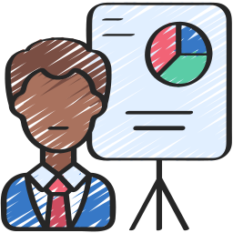 Business presentation icon