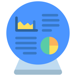 Predictive chart icon