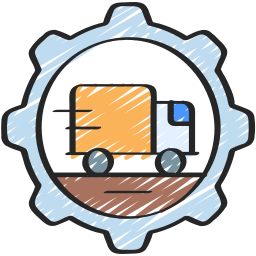 Supply chain icon