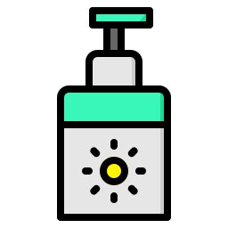 protezione solare icona
