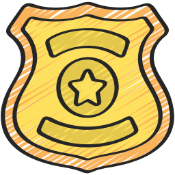 Police badge icon