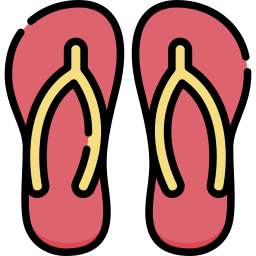 sandálias de dedo Ícone