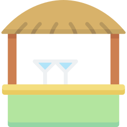 Beach bar icon