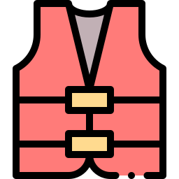 High visibility vest icon