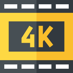 4k film icon