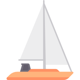 Sailing boat icon