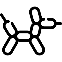 modellazione di palloncini icona