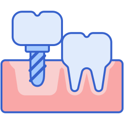 implant dentystyczny ikona