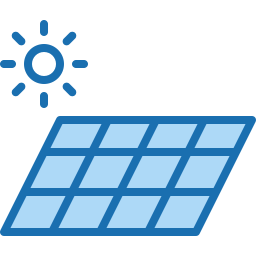 Solar panel icon