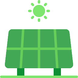 Solar panel icon