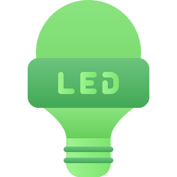 Led lamp icon