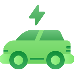 Electric car icon