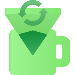 Coffee filter icon