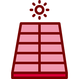 Solar panel icon