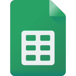 Google sheets icon