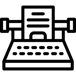 Typewriter icon