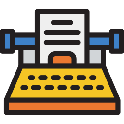 Typewriter icon