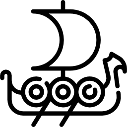 vikingschip icoon