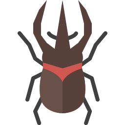 Stag beetle icon