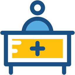 Front desk icon