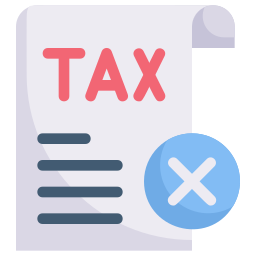 Tax free icon