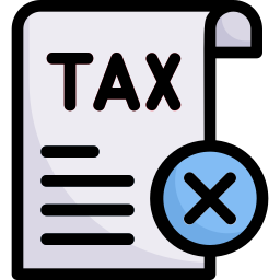 Tax free icon