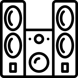 systeme audio Icône