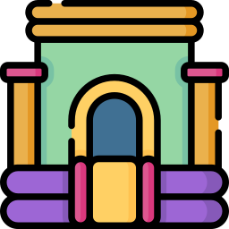 Inflatable castle icon