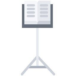 Music stand icon