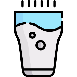 Glass of milk icon