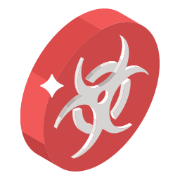 Hazard sign icon