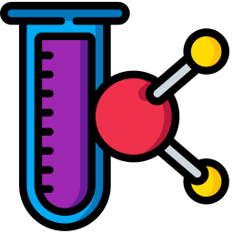 tube à essai Icône