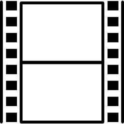 tira de filme com alguns fotogramas Ícone