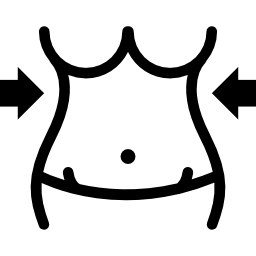 Уменьшение женской талии иконка