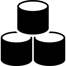 databases symboolvariant voor interface icoon