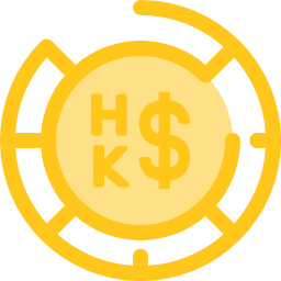 dólar de hong kong Ícone