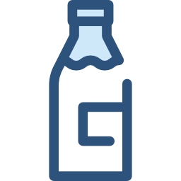 Milk bottle icon