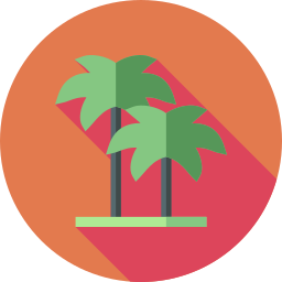 Palm trees icon