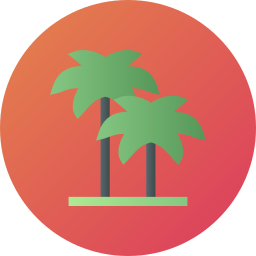 Palm trees icon